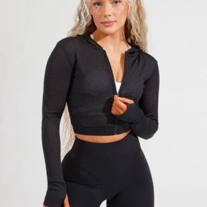 Buffbunny black cropped spice jacket